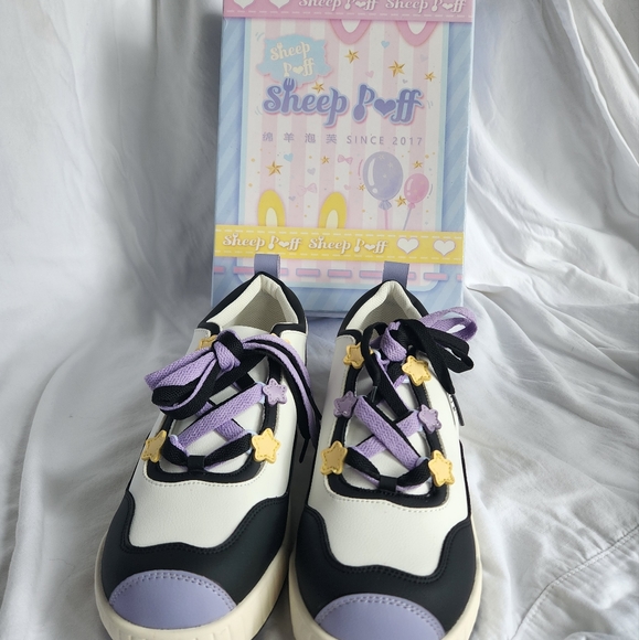 Sheep Puff Kawaii Shoes - Picture 1 of 8